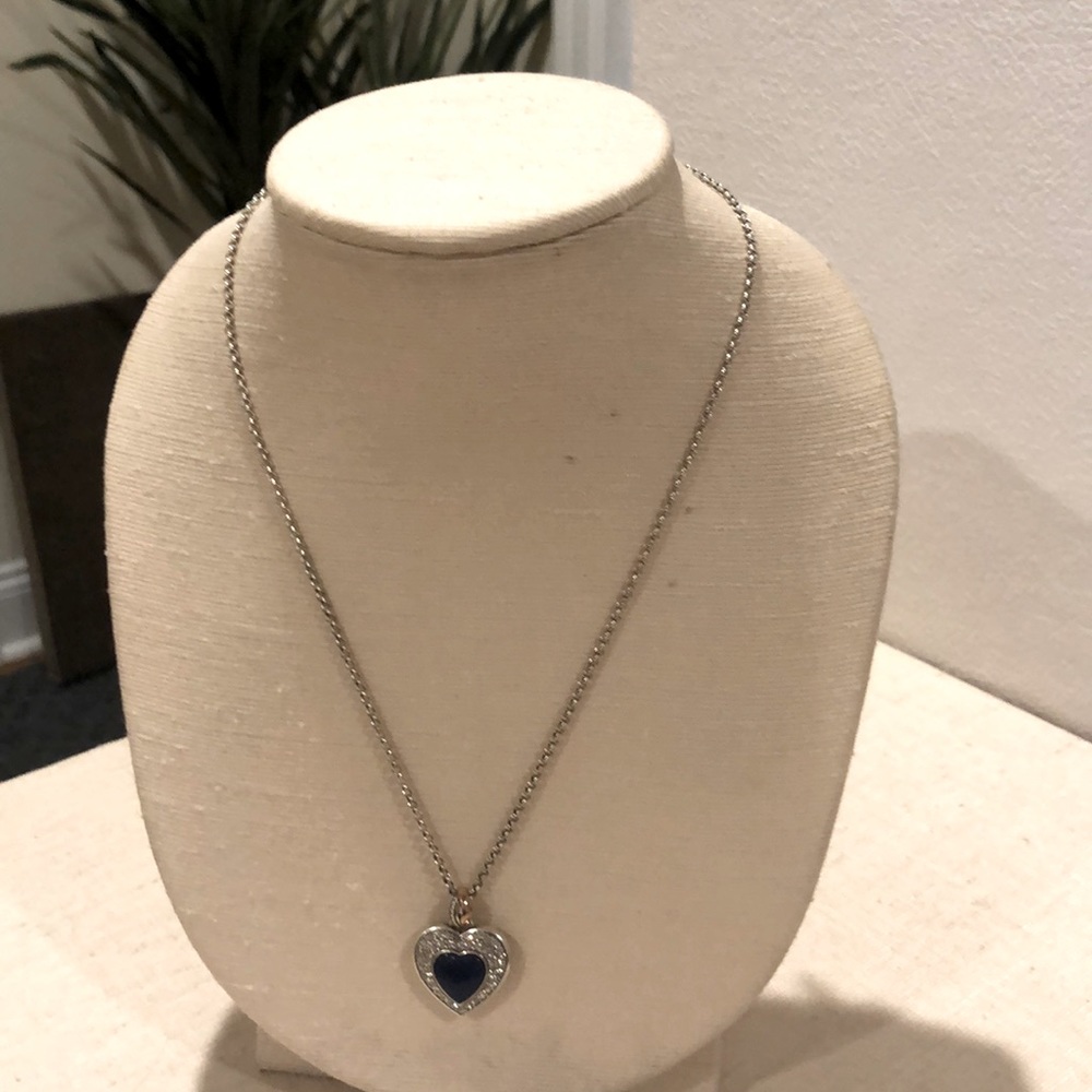 Brighton Valentine’s Day blue heart necklace